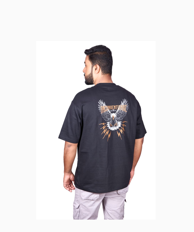 Oversize Black back - TiToo Clothing